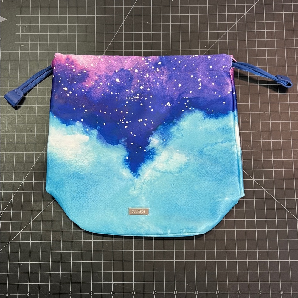 La Mer Galaxy Print Drawstring Bag